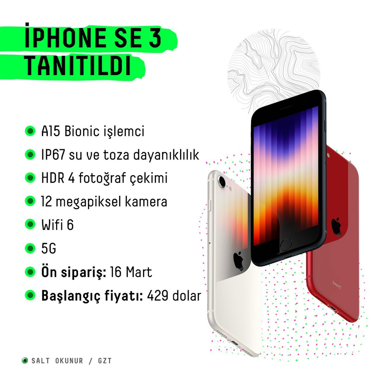 iPhone SE 3 tanıtıldı