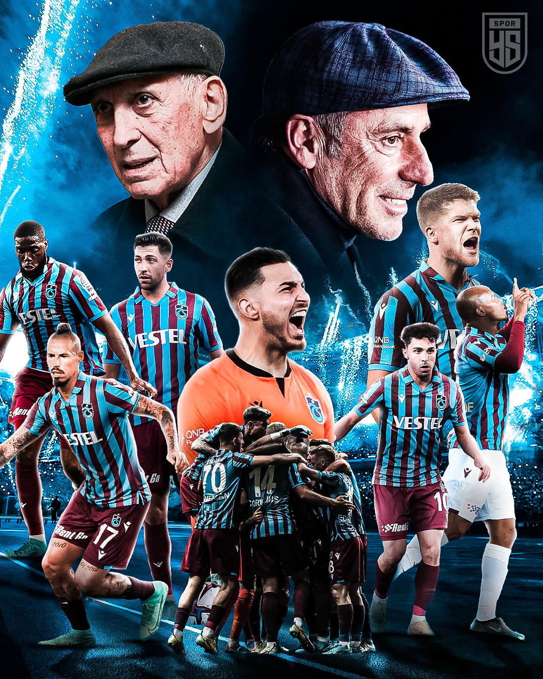 Trabzonspor'un şampiyonluk posteri