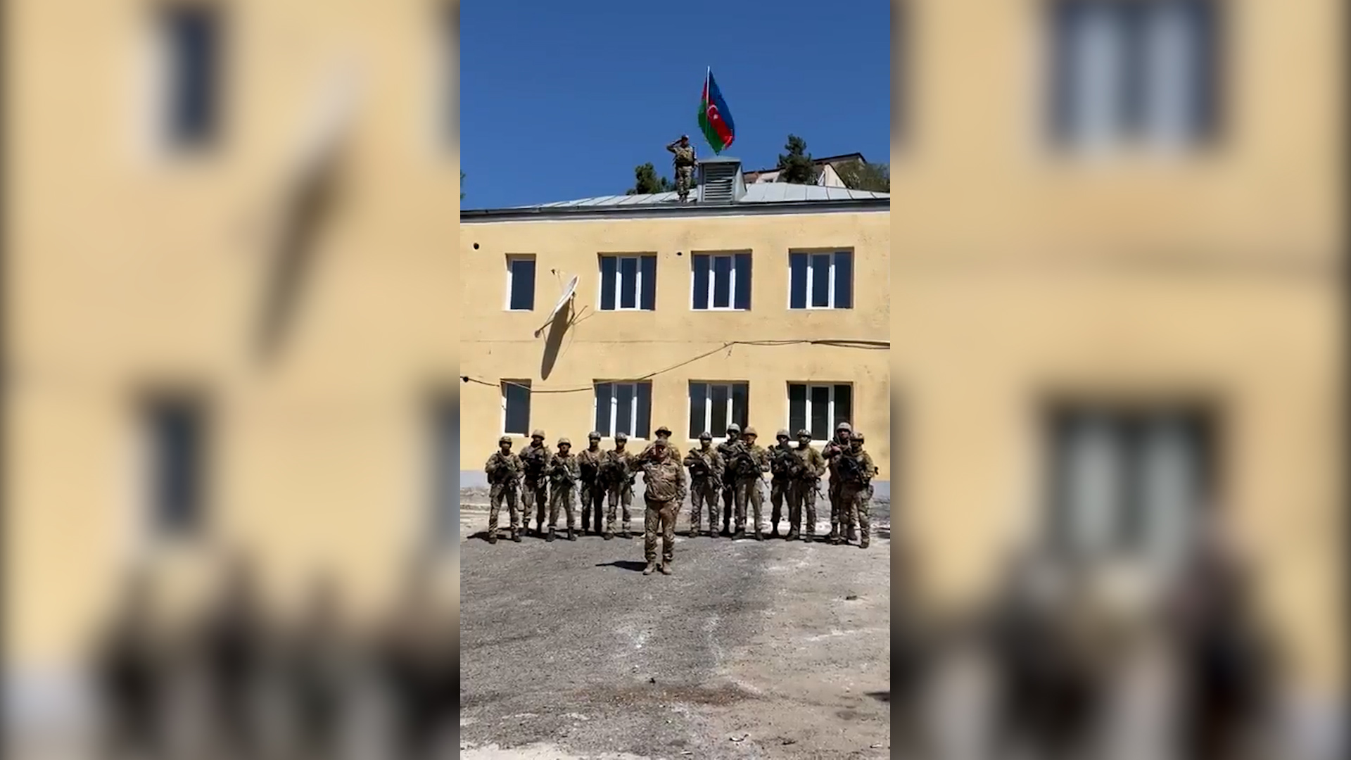 Azerbaycan Laçın'ı kontrol altına aldı: Kentte tekrar Azerbaycan bayrağı dalgalanmaya başladı