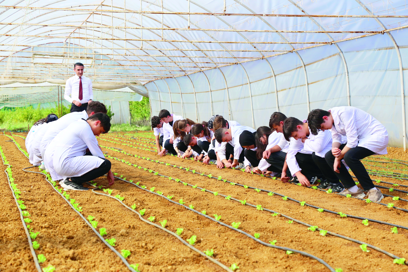 Toprağa dokunan gençler: Dersimiz tarım
