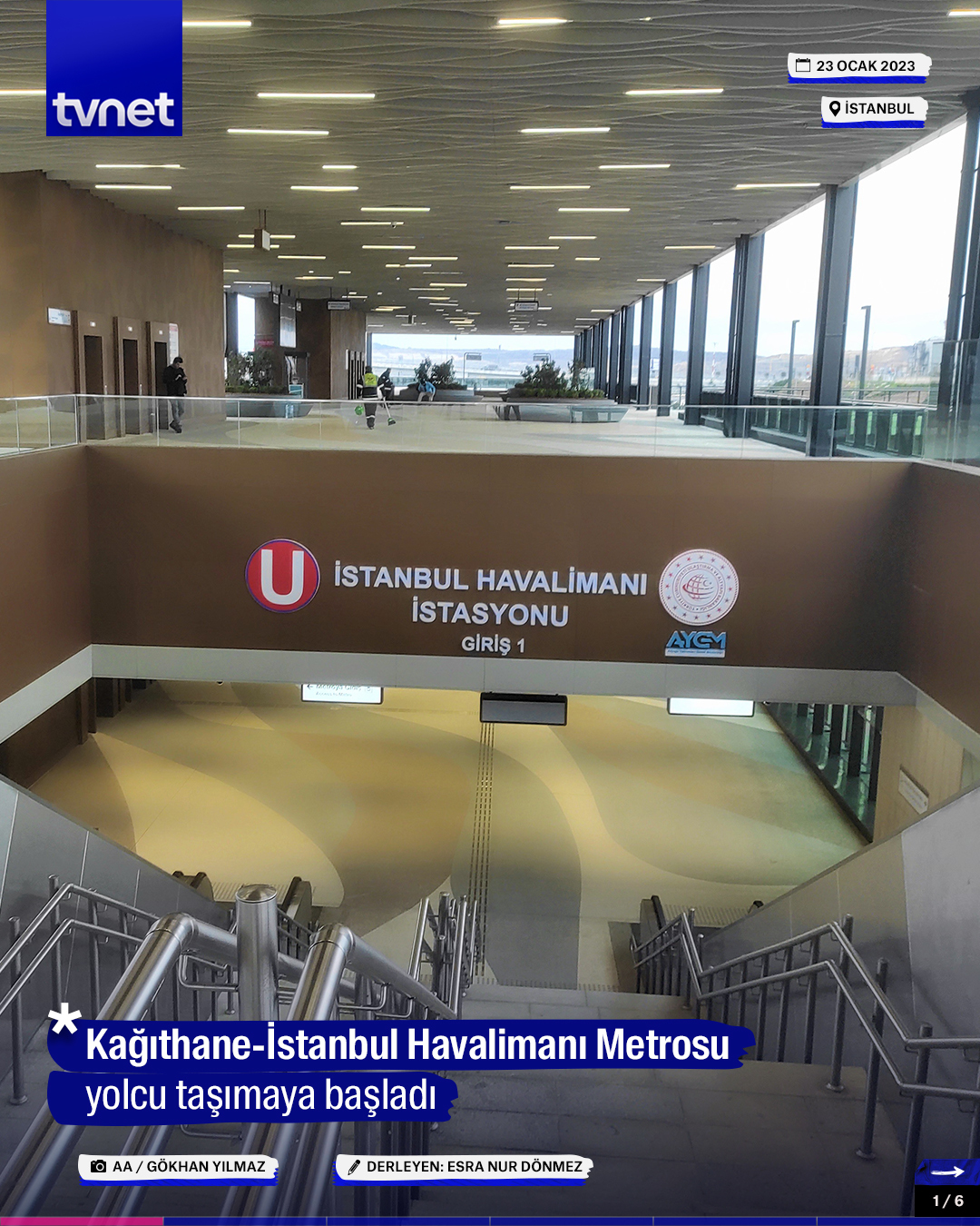 Kağıthane-İstanbul Havalimanı Metrosu yolcu taşımaya başladı