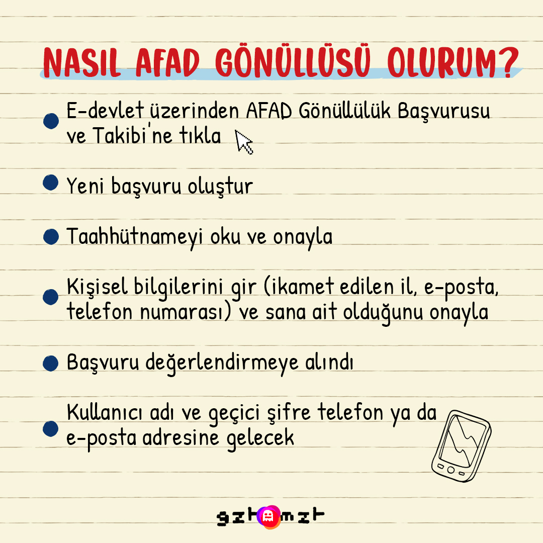 Nasıl AFAD Gönüllüsü olurum?