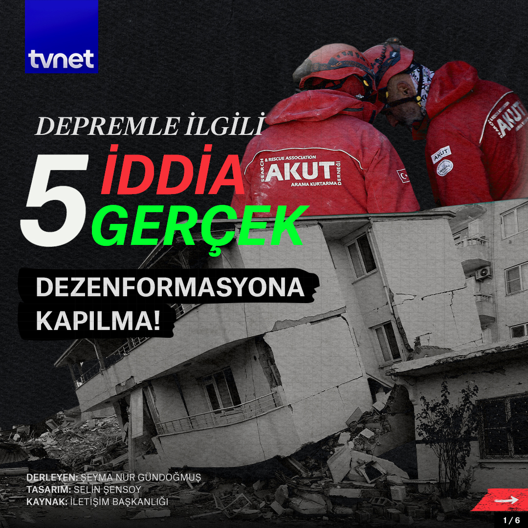 Depreme dair bilinen 5 iddia ve 5 gerçek