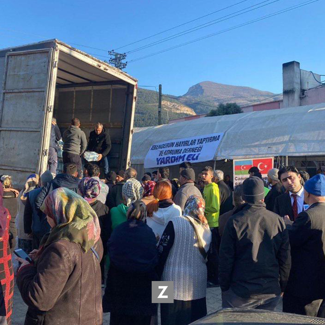 Azerbaycanlı iş insanından deprem bölgesine yardım