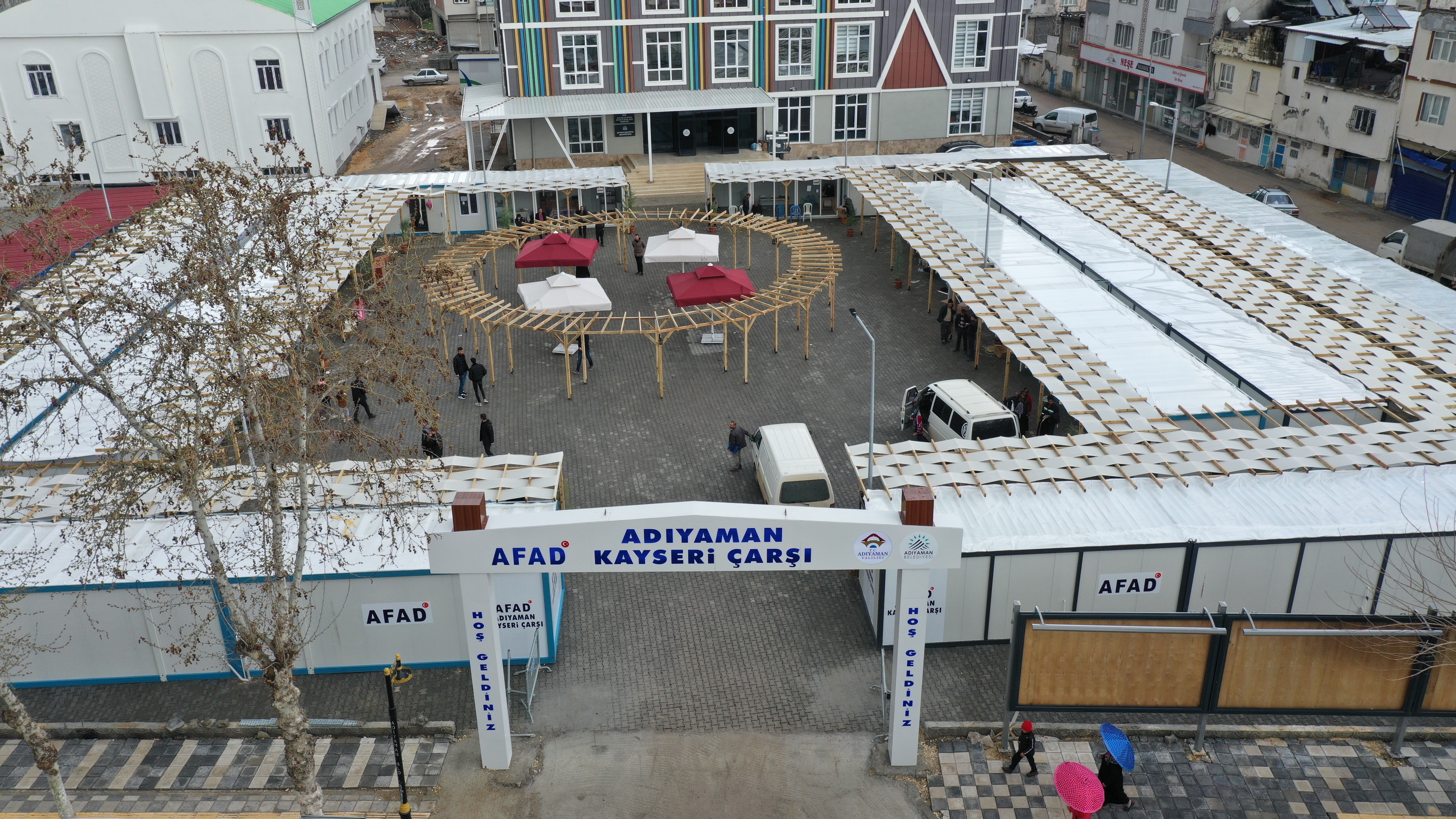 Adıyaman'da konteyner çarşı kuruluyor