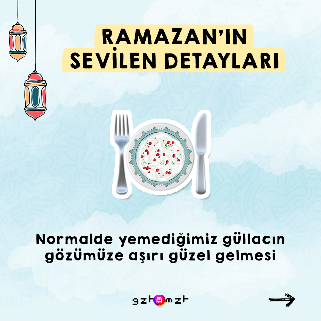 Ramazan'ın sevilen detayları