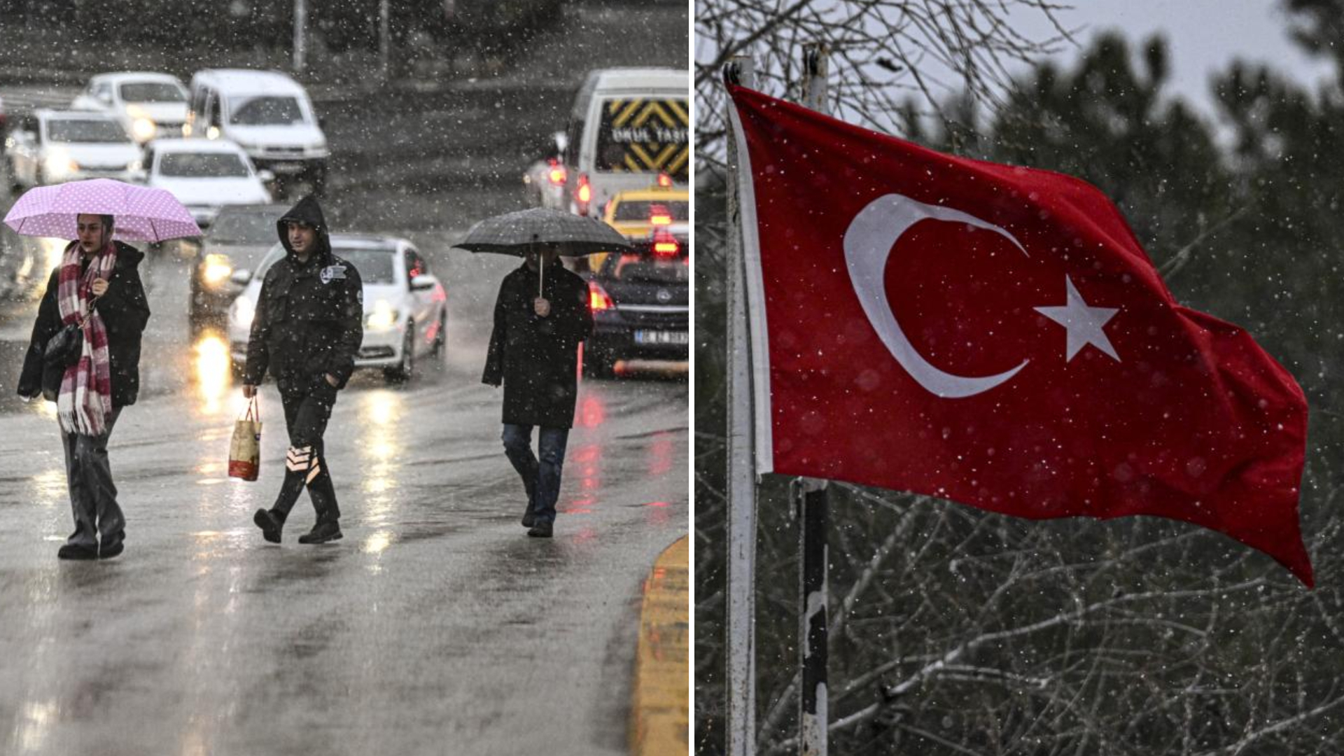 Ankaralılar güne karla uyandı