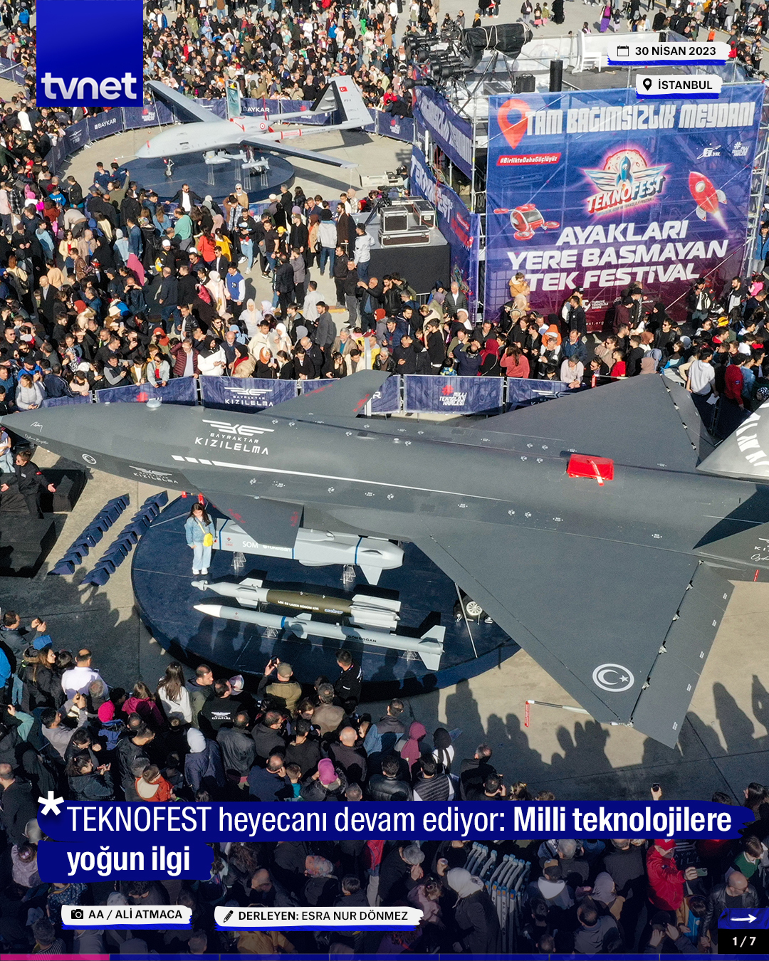 TEKNOFEST heyecanı devam ediyor: Milli teknolojilere yoğun ilgi