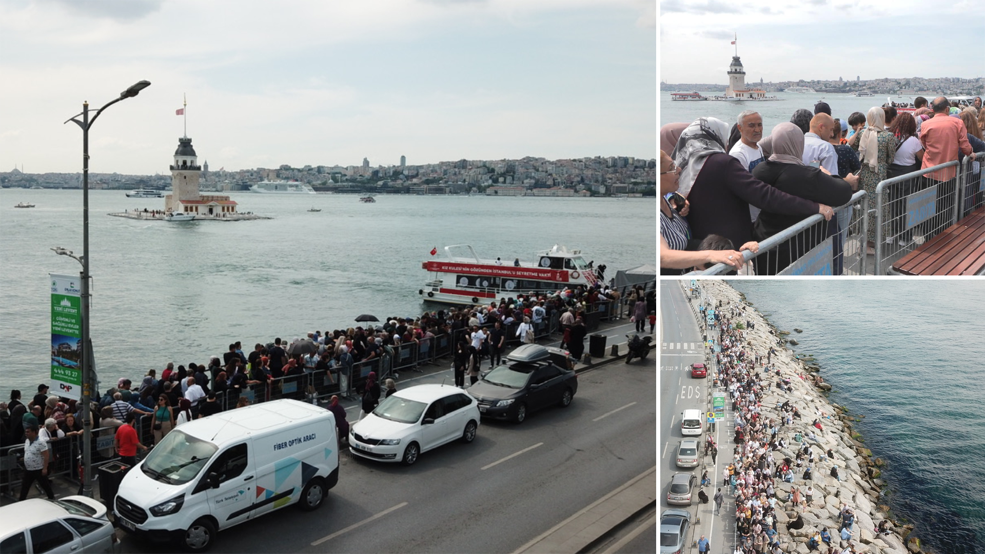 Kız Kulesi'nde ücretsiz son gün yoğunluğu