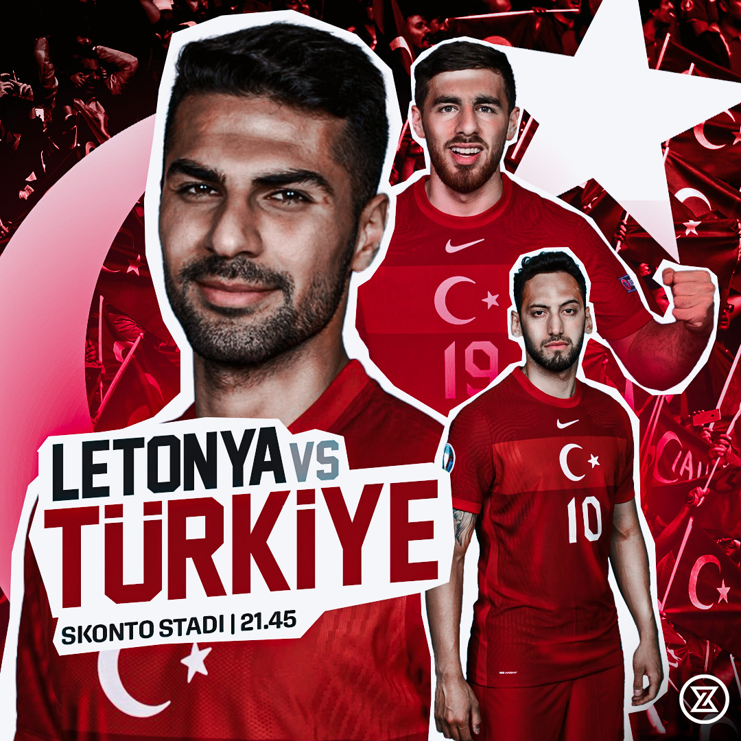 Türkiye, EURO 2024 elemeleri D grubu 3. maçında bugün Letonya’ya konuk