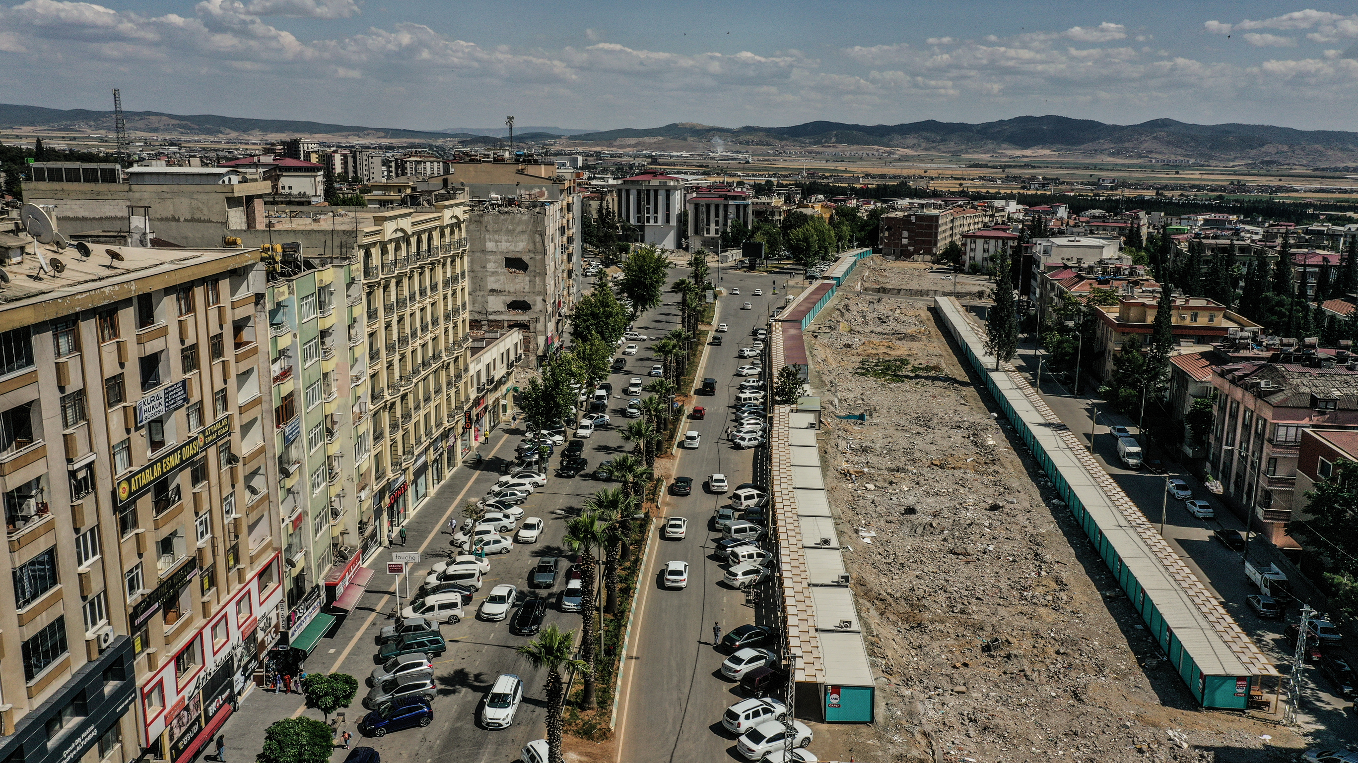 Depremin merkez üssünde molozların arasında ürünler filizlenmeye başladı