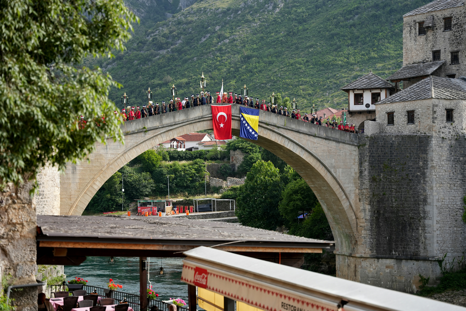 Mostar Köprüsü'nde mehter konseri