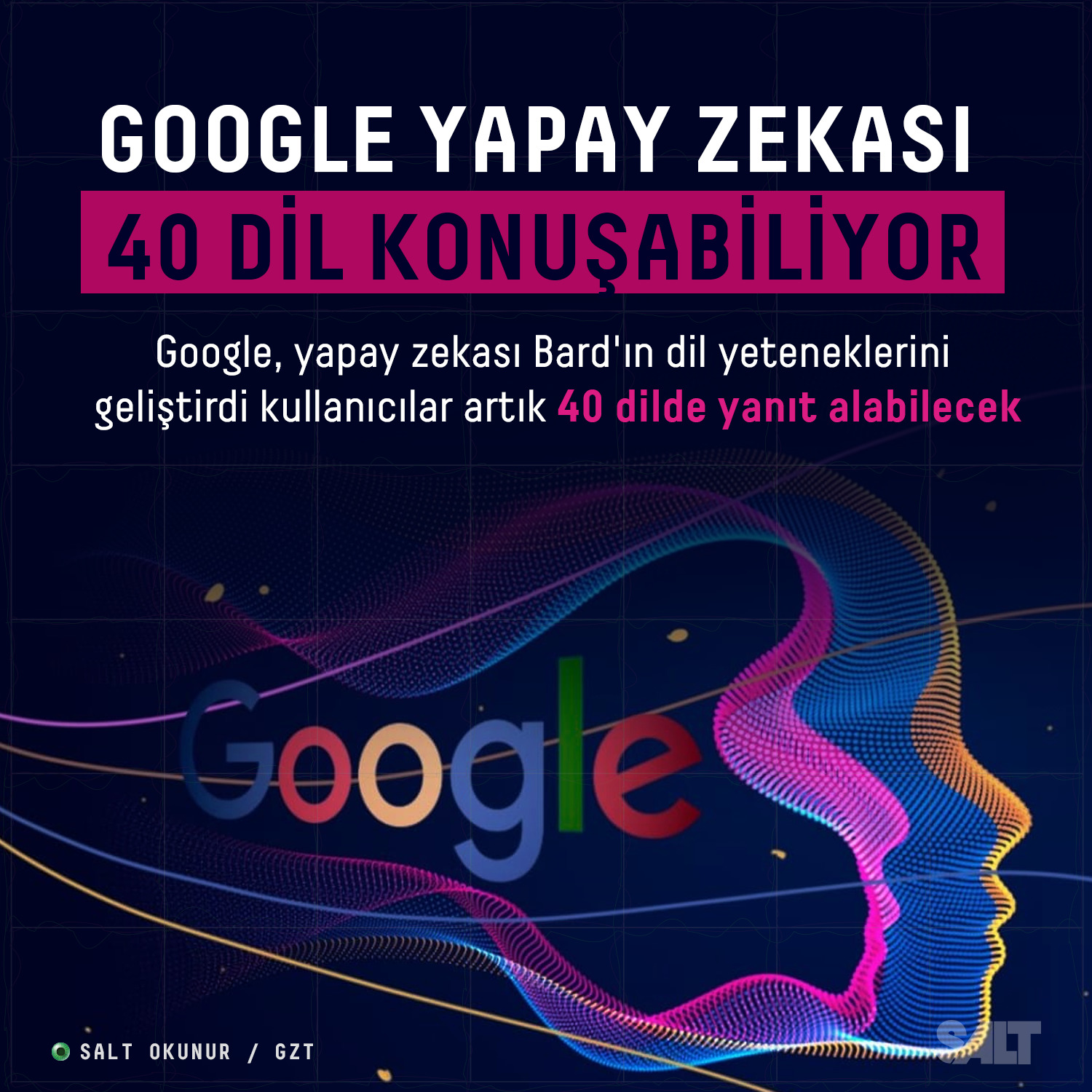 Google, yapay zeka Bard'ın dil özelliklerini güncelledi