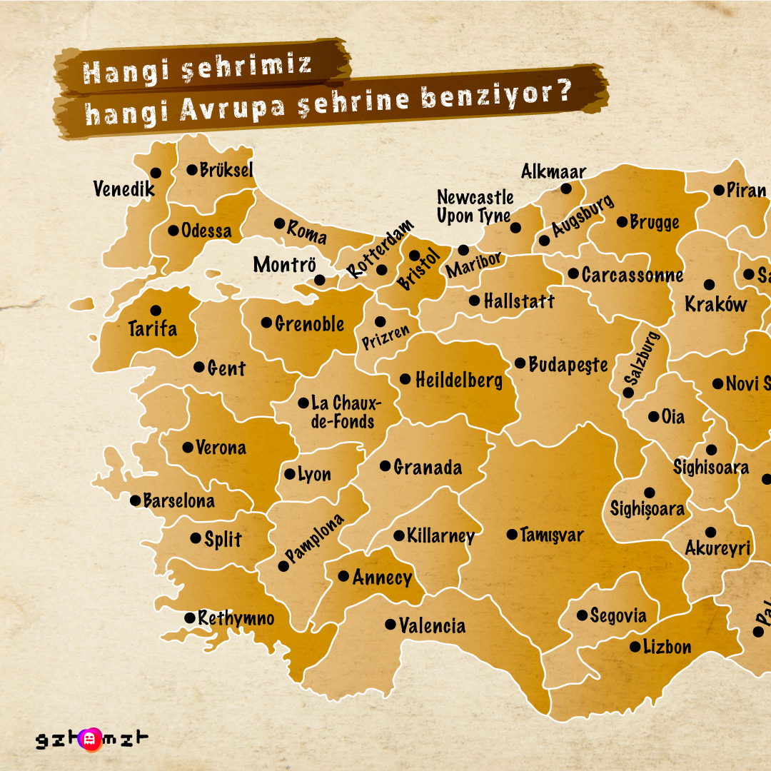 Hangi şehrimiz hangi Avrupa şehrine benziyor?