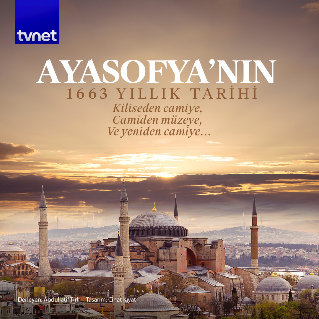 Ayasofya'nın 1663 yıllık tarihi