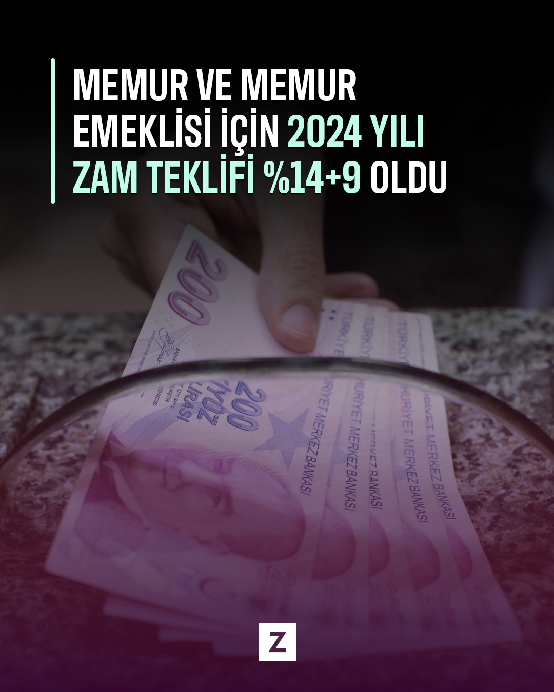 Memur Ve Memur Emeklisi Için 2024 Yılı Zam Teklifi %14+9 Oldu