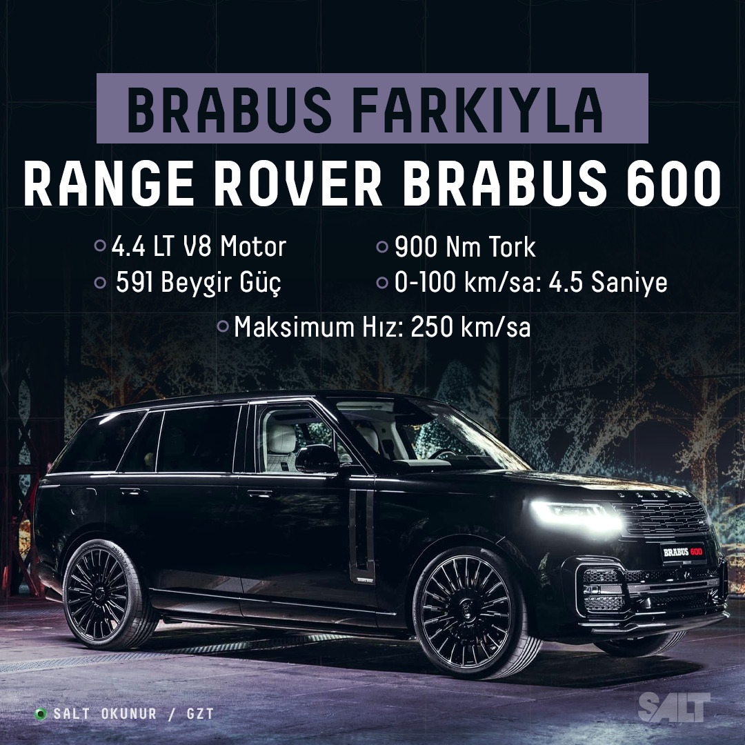 Brabus Farkıyla Range Rover Brabus 600