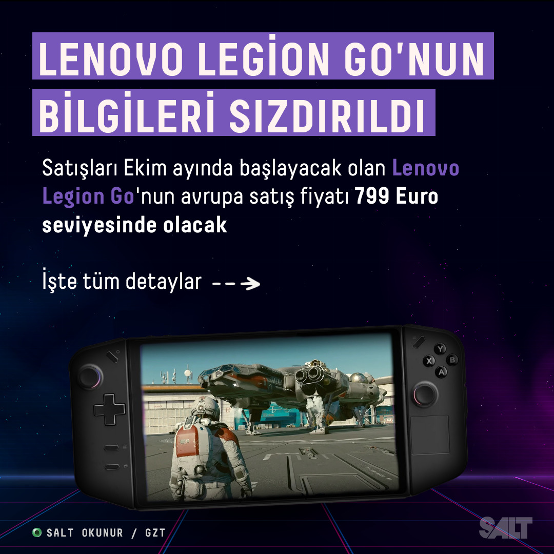 Lenovo Legion Go'nun Bilgileri Sızdırıldı