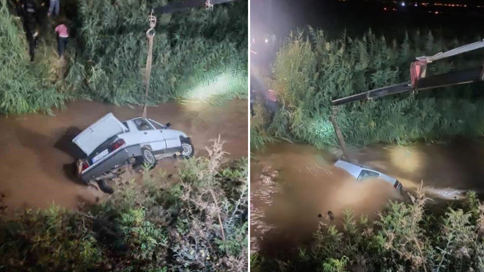 Otomobil sulama kanalına devrildi: Anne ve iki çocuğu hayatını kaybetti