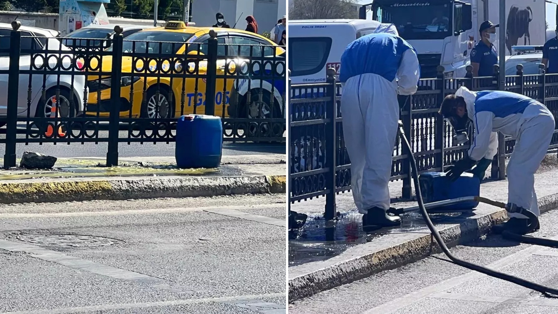 İstanbul Pendik'te kimyasal alarmı: Yol trafiğe kapatıldı