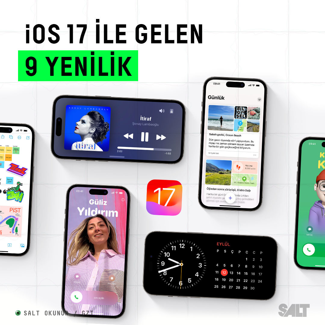 iOS 17 ile gelen 9 yenilik