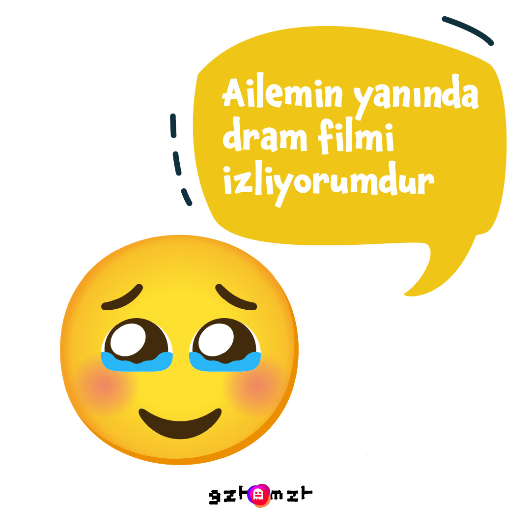 Baktık emojilerde bir şeyler eksik hemen tamamladık