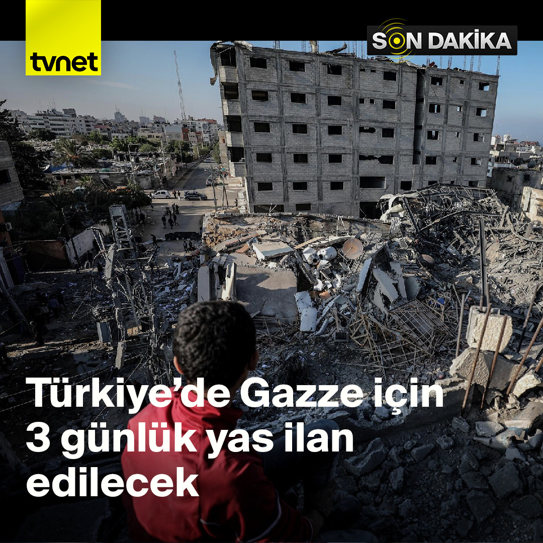 Türkiye'de 3 günlük yas ilan edilecek