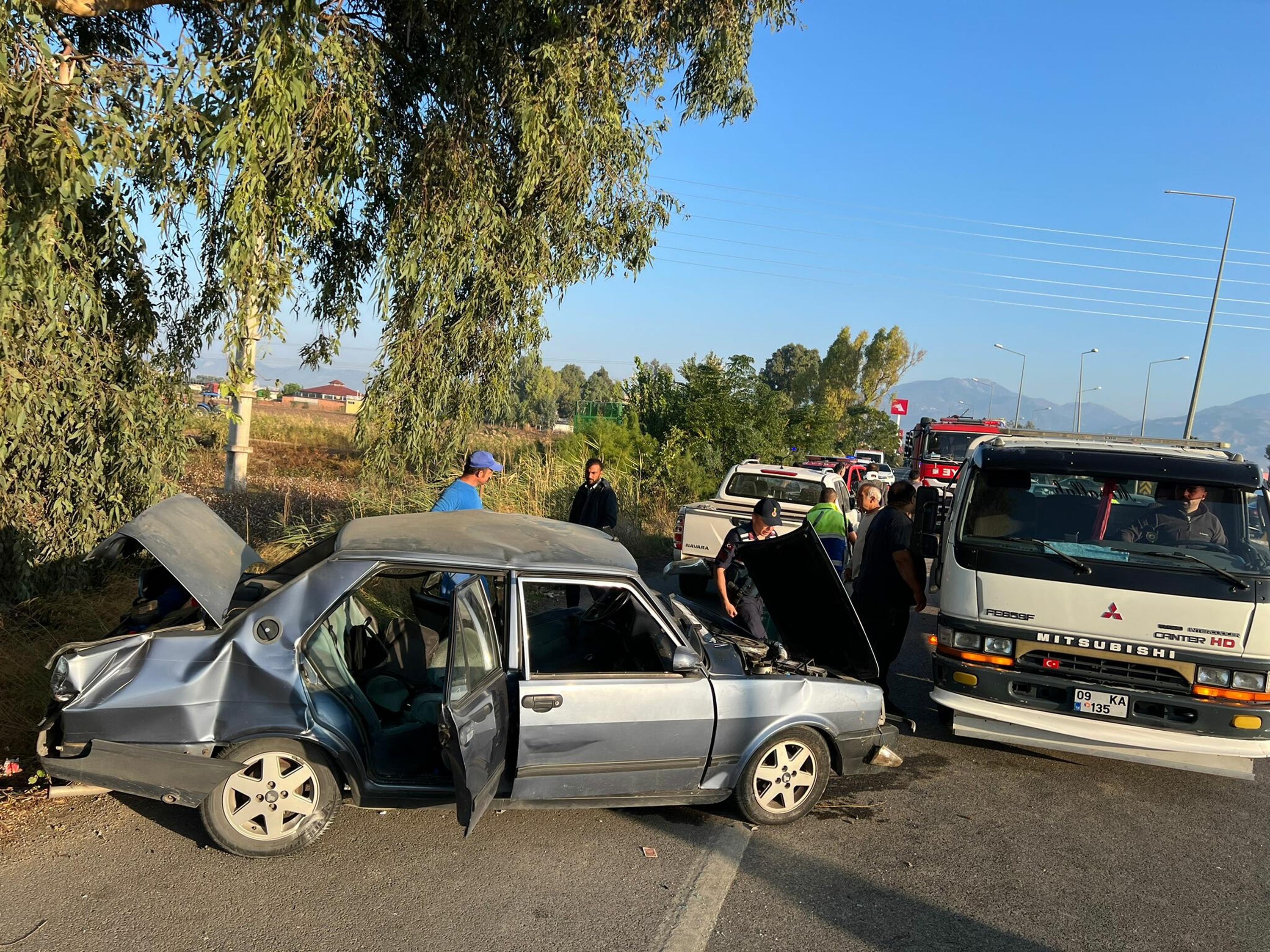 Aydın'da zincirleme kaza; 1 ölü, 5 yaralı