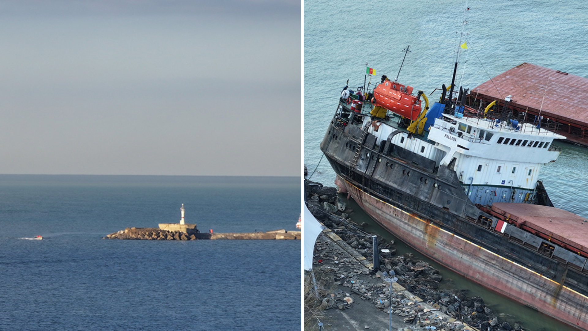 Zonguldak'ta batan geminin personelini arama çalışmaları devam ediyor