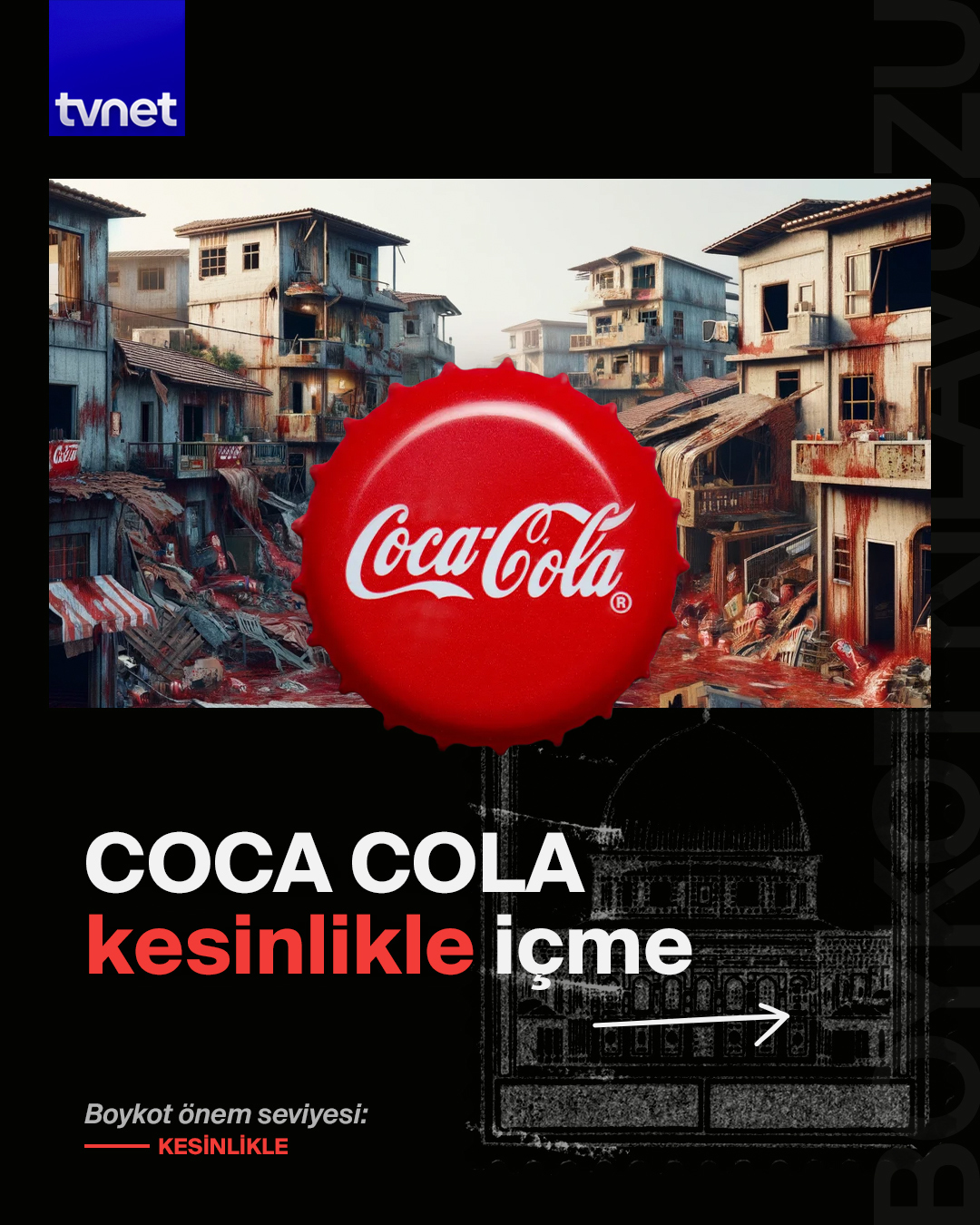 COCA COLA kesinlikle içme