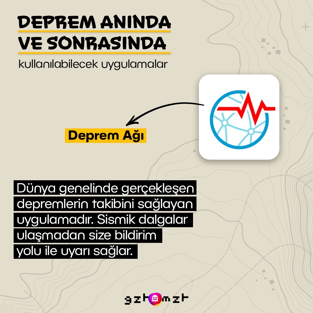 Deprem anında ve sonrasında kullanılabilecek uygulamaları sizler için derledik