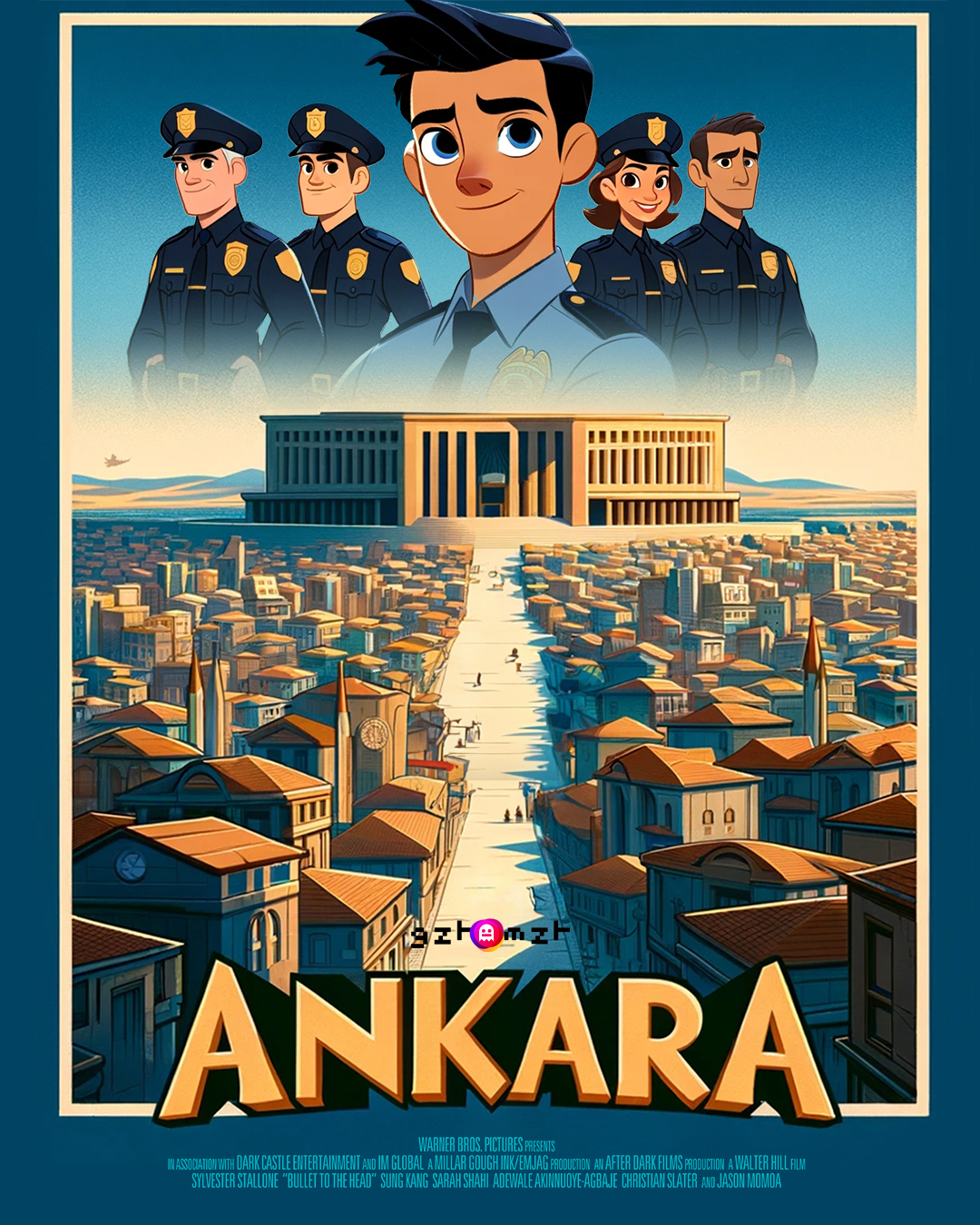 Şehirler hakkında animasyon filmi çekilseydi afişleri nasıl olurdu?