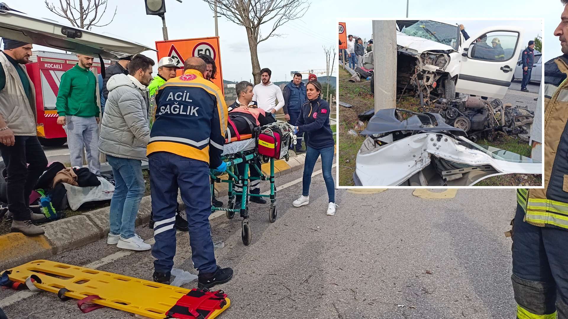 Hastane dönüşü kaza: Baba öldü, anne ve oğlu yaralandı