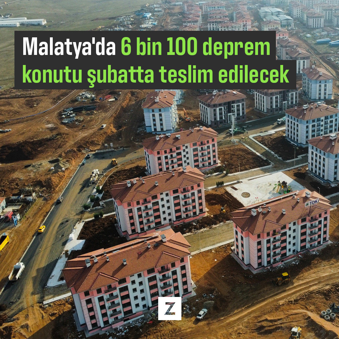 Malatya'da 6 bin 100 konutun yapımı tamamlandı