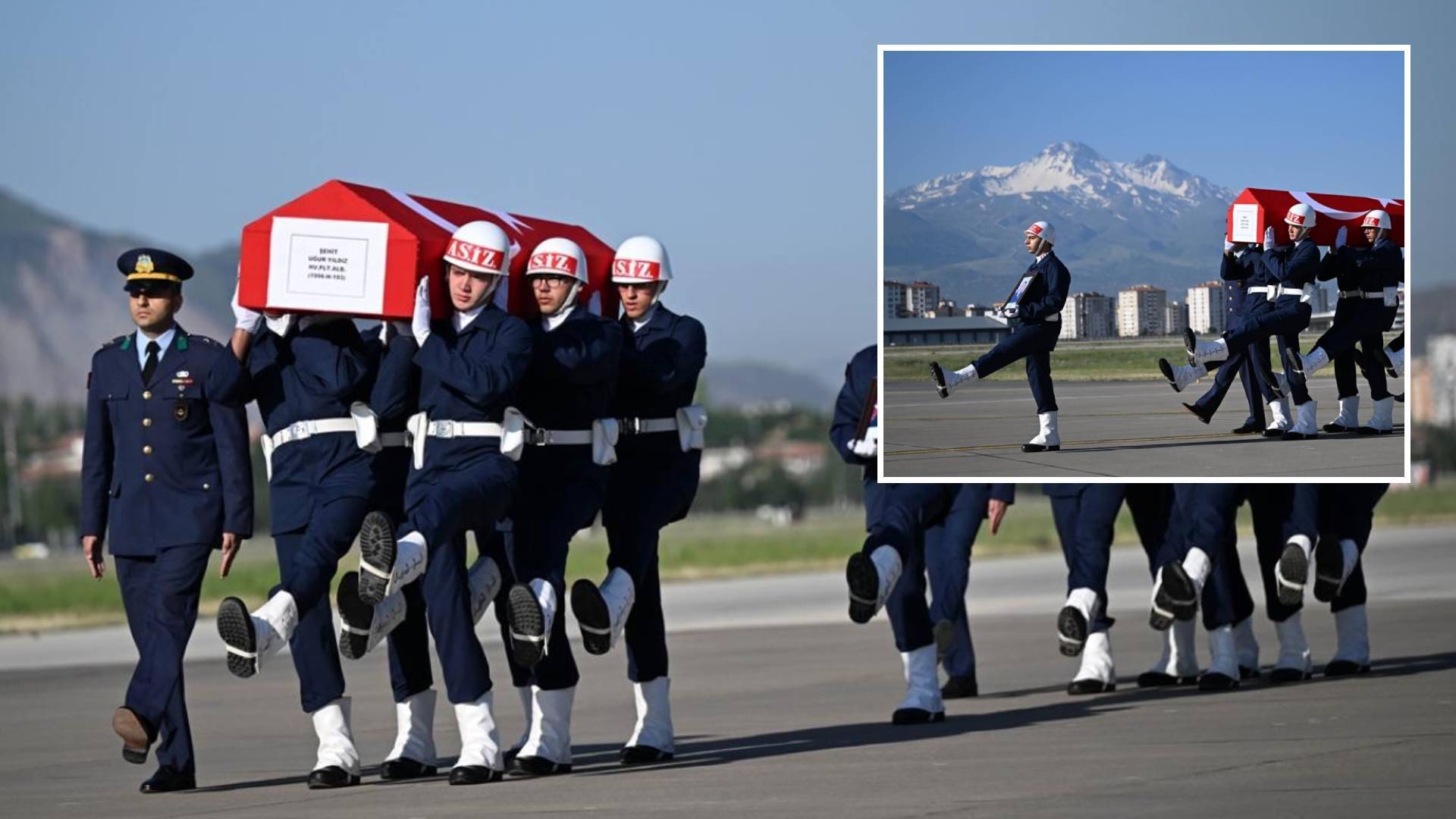 Kayseri'de şehit olan pilotlar için tören düzenlendi