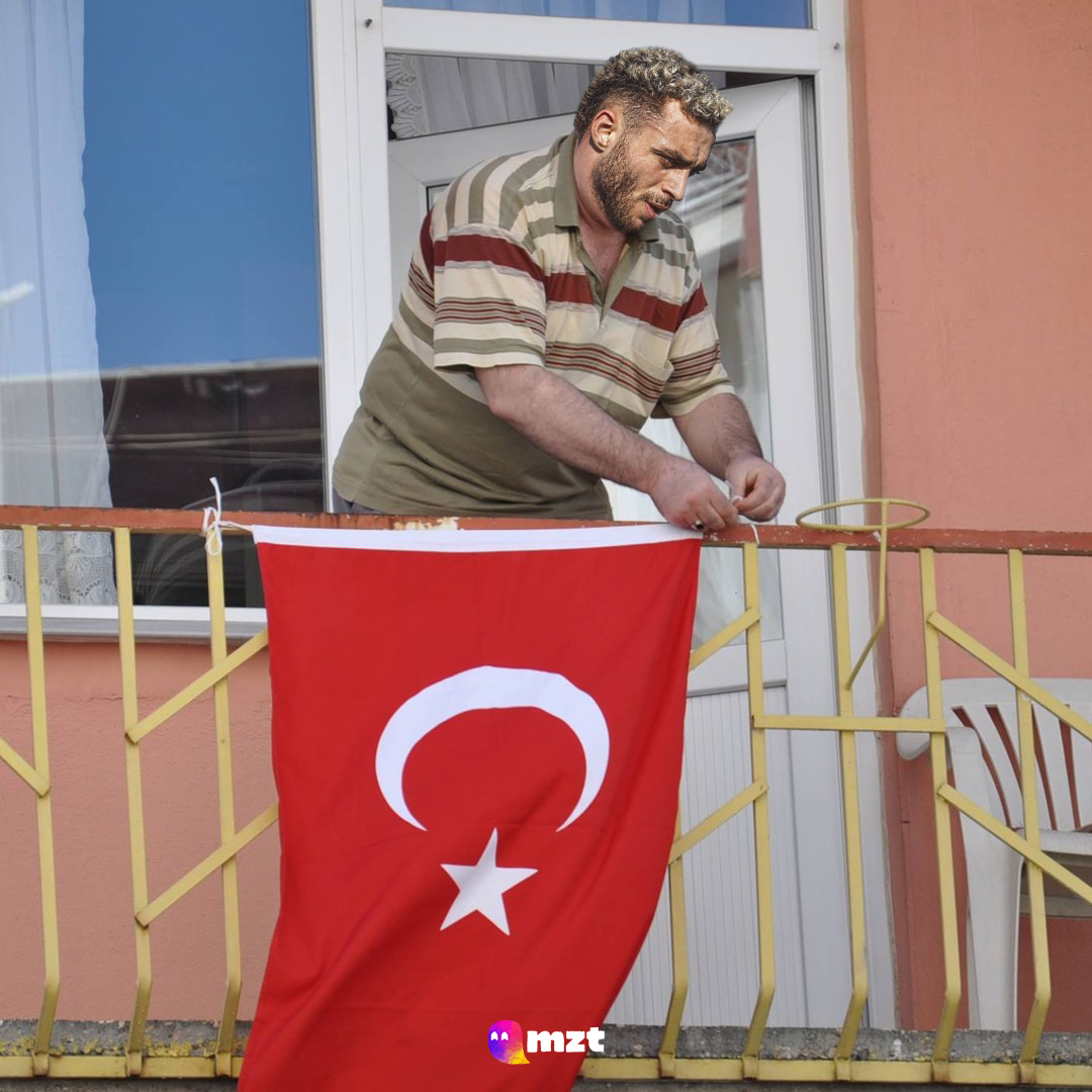 Milli takım oyuncularımız, 'Bayrak Asan Dayı'yı ziyaret etmiş