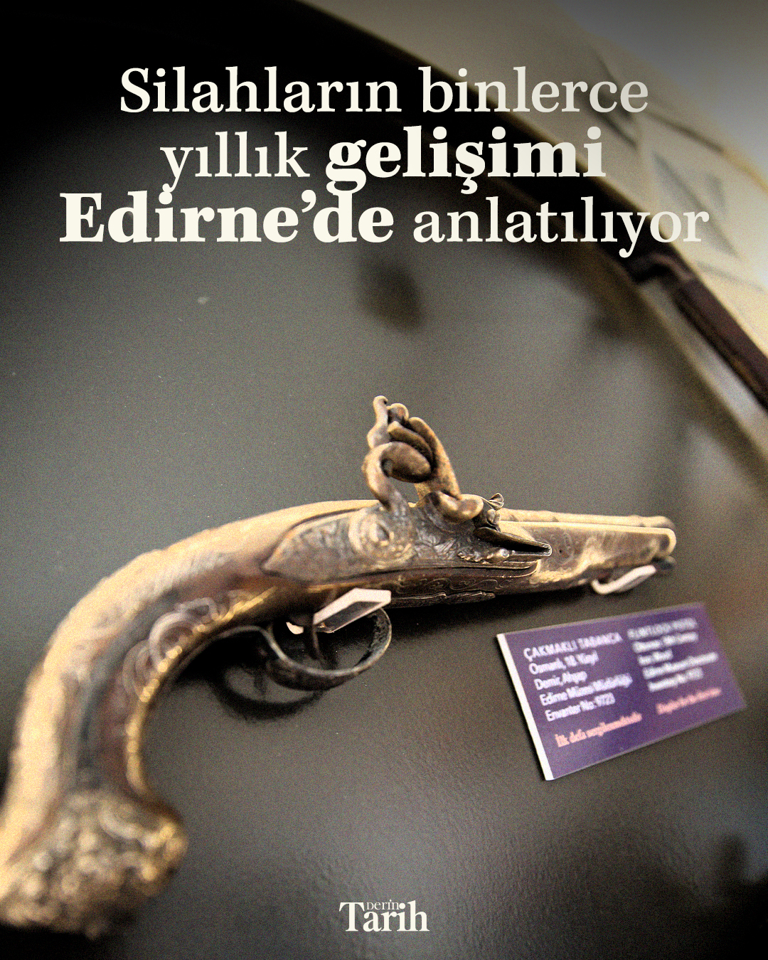 Silahların tarihini anlatan müze