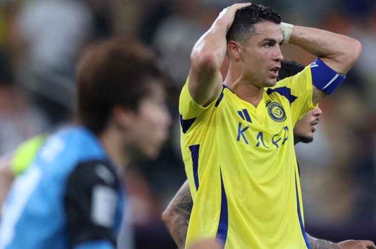 Maç biter bitmez Ronaldo'dan garip hareketler