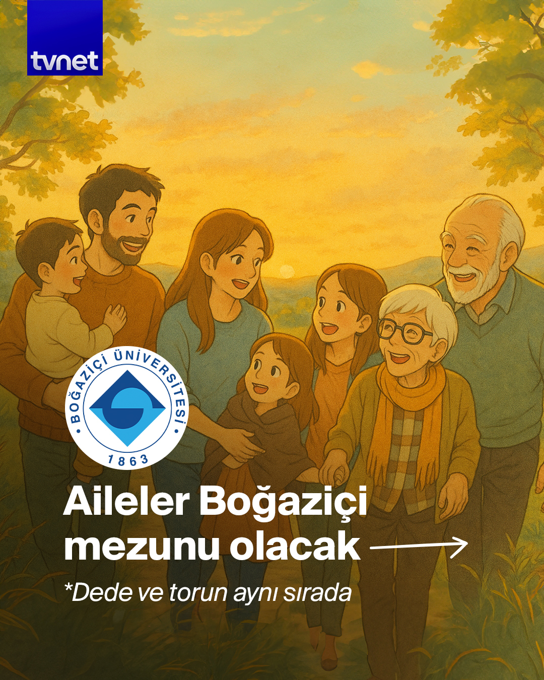 Aileler Boğaziçi mezunu olacak