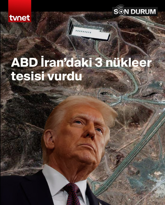 ABD İran-İsrail Savaşı'na resmen dahil oldu