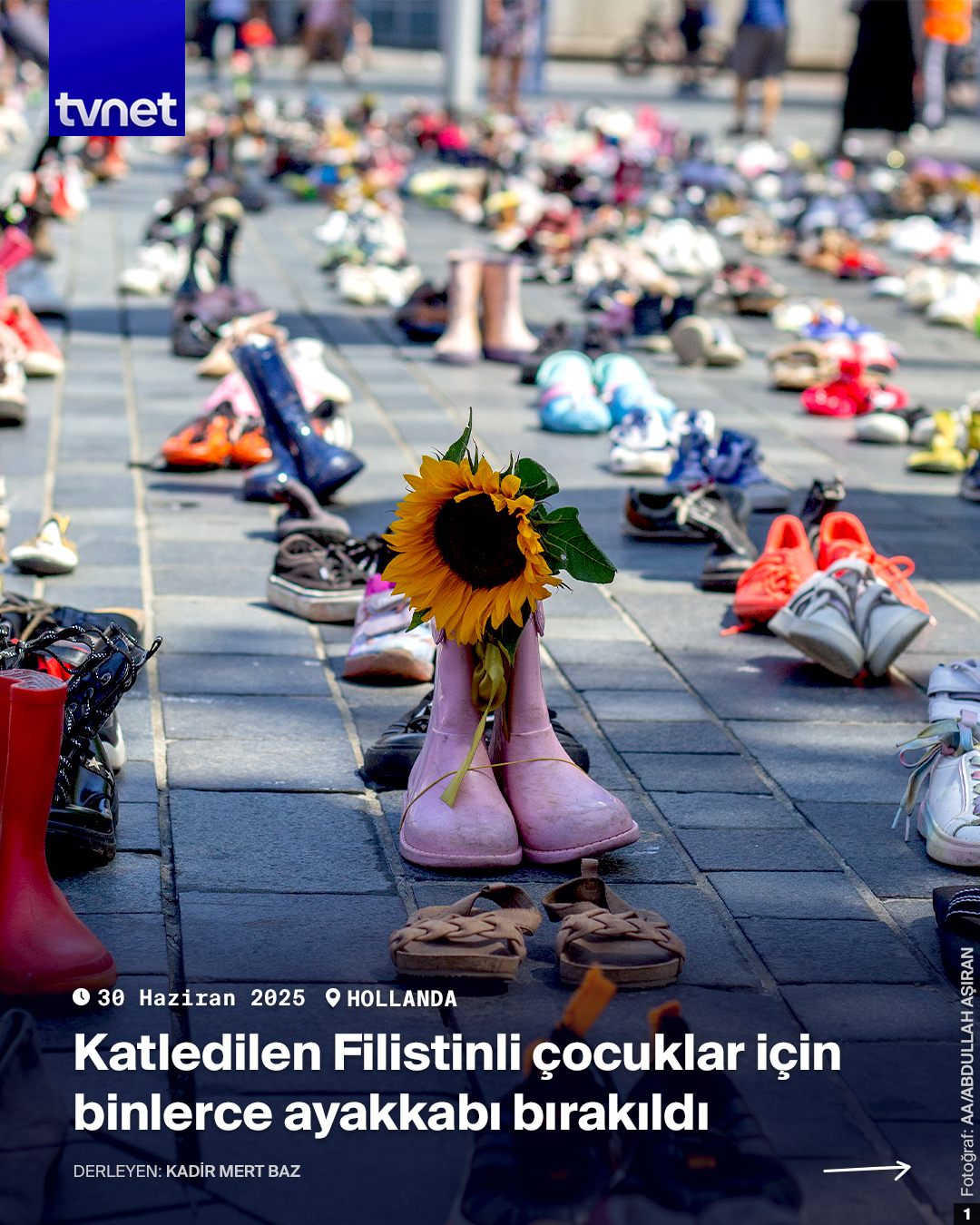 Filistinli çocuklar bir kez daha anıldı