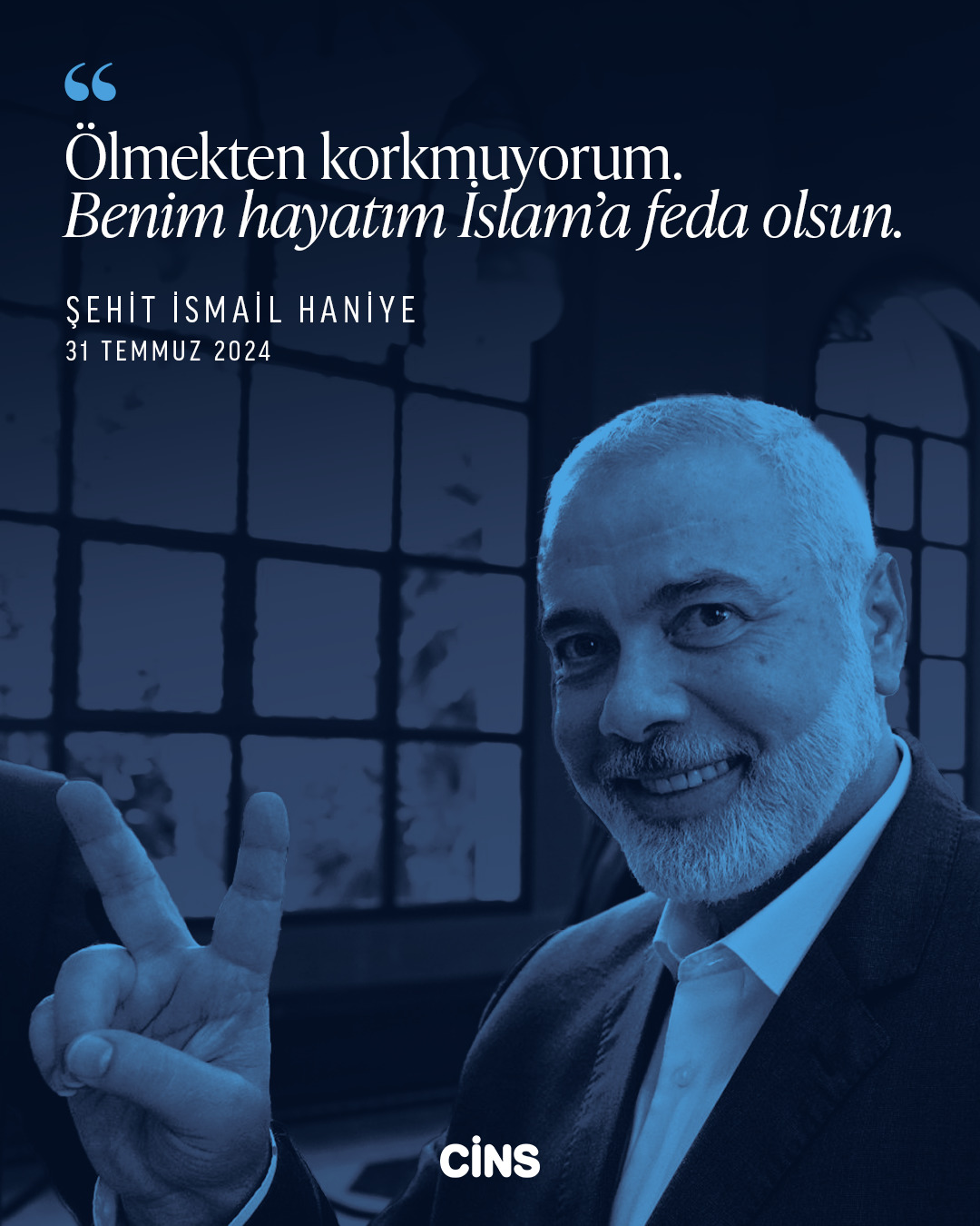 İsmail Haniye'yi şehadetinin sene-i devriyesinde rahmetle yâd ediyoruz????????