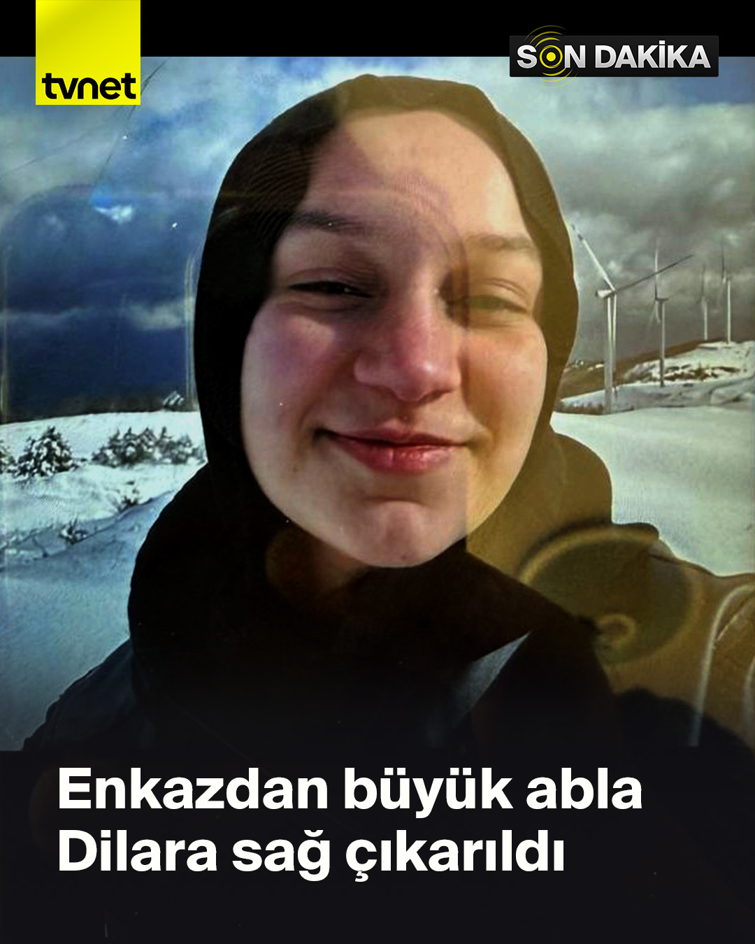 Enkazdan bir kişi sağ çıkarıldı