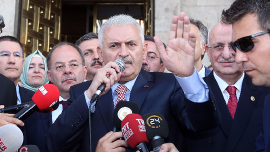 Binali Yıldırım responds to demands for the death sentence