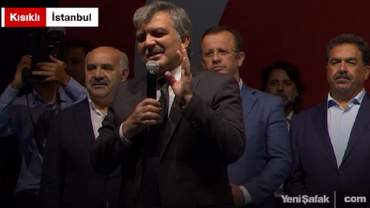 Abdullah Gül gave a speech in Kısıklı
