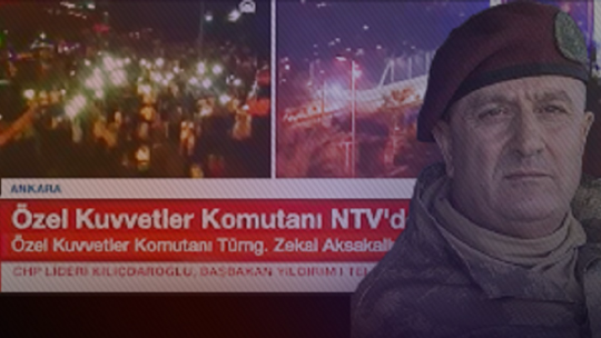 قائد القوات الخاصة على قناة إن تي في التركية 