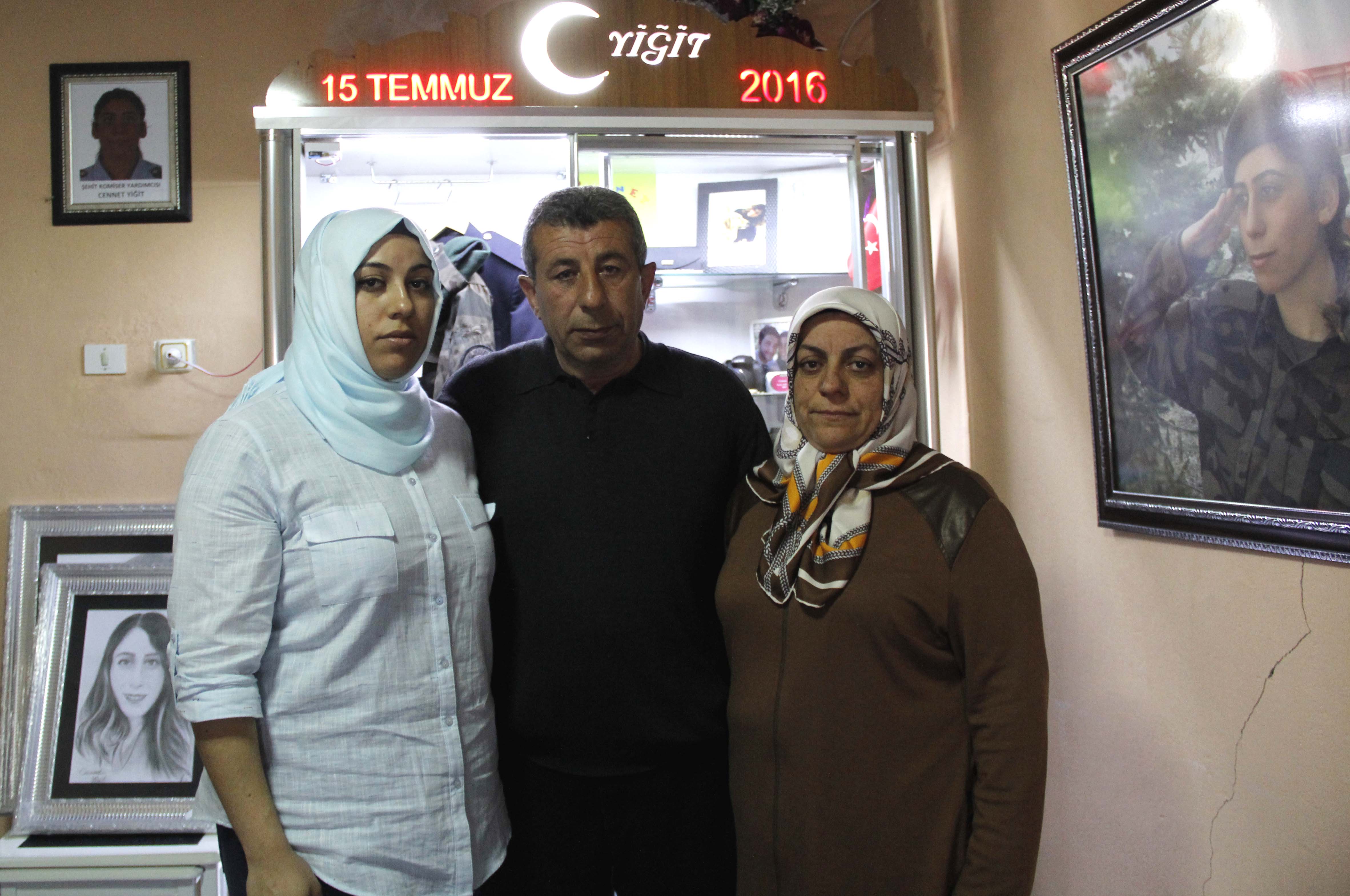 Kızıyla en son 15 Temmuz öncesi Ramazan Bayramı'nda Bünyan'da bir arada olan baba Yahya Kemal ​Yiğit, 15 Temmuz gecesi yaşadıklarını anlattı.