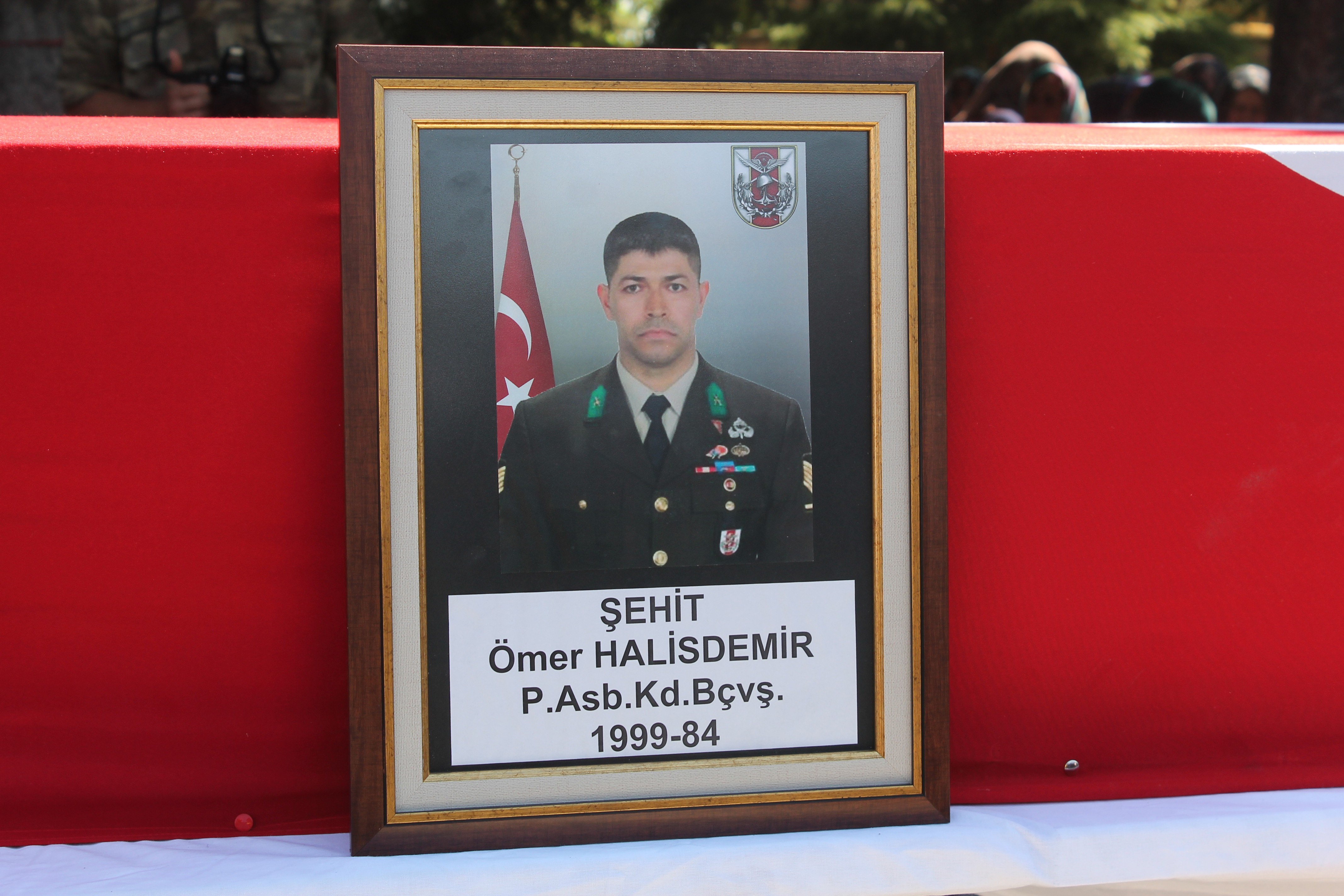 Halisdemir's body was laid to rest among a stream of tears.