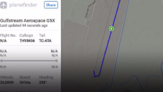 Raid on Erdoğan’s airplane